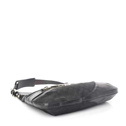 Gucci Monogram Web Hasler Hobo Black 4 of 14