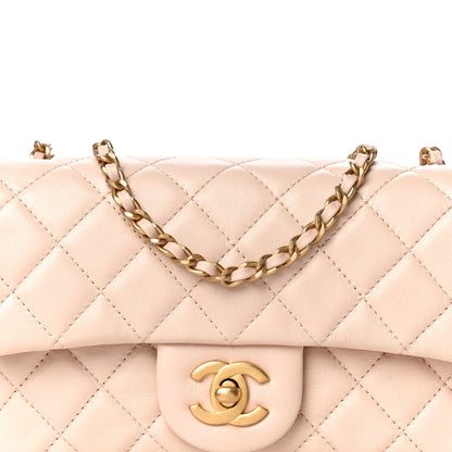 Chanel Lambskin Quilted Mini Rectangular Pearl Crush Flap Light Beige 8 of 11