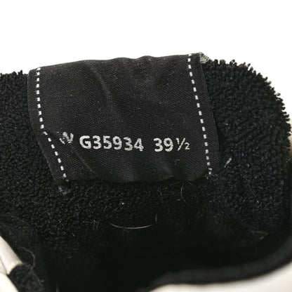 Chanel Calfskin Womens Logo Sneakers 39.5 White Black 7 of 8