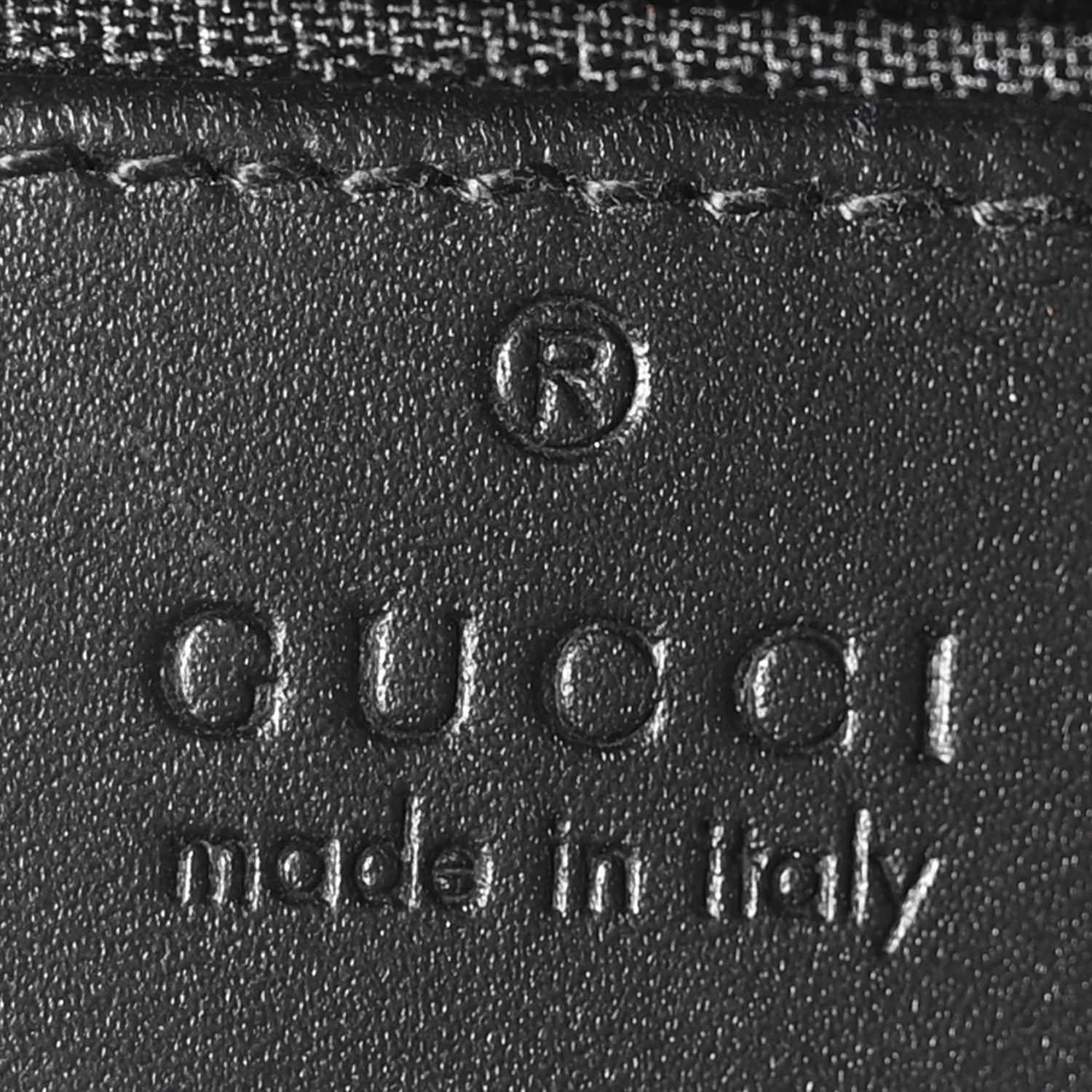 Gucci GG Supreme Monogram Web Messenger Bag Black 6 of 10