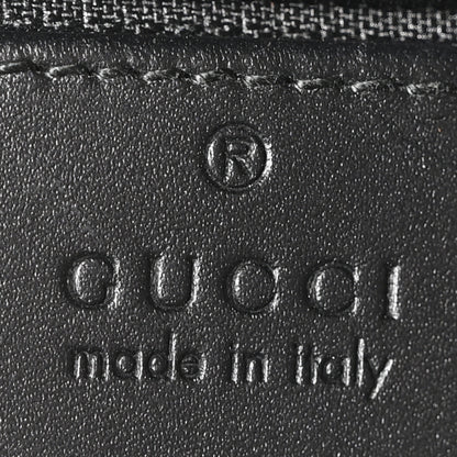 Gucci GG Supreme Monogram Web Messenger Bag Black 6 of 10