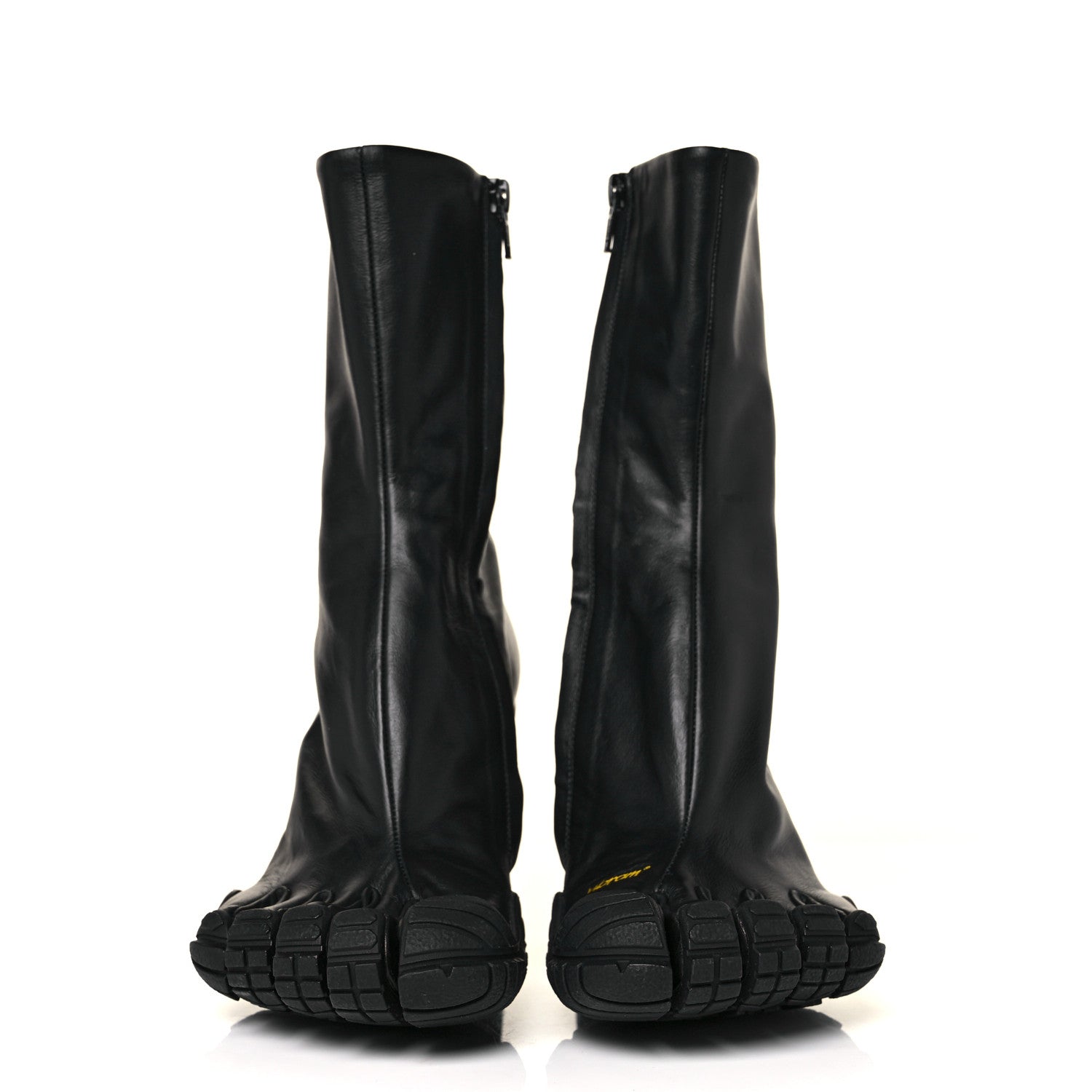 Balenciaga X VIBRAM Calfskin 80mm Toe Booties 39 Black 2 of 9