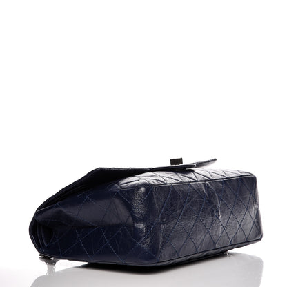 Chanel Aged Calfskin Quilted 2.55 Reissue 227 Flap Dark Blue 4 of 8