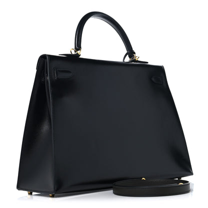 Hermes Box Kelly Sellier 35 Black 3 of 17