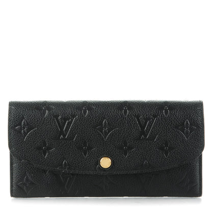 Louis Vuitton Empreinte Emilie Wallet Black Dune 1 of 7