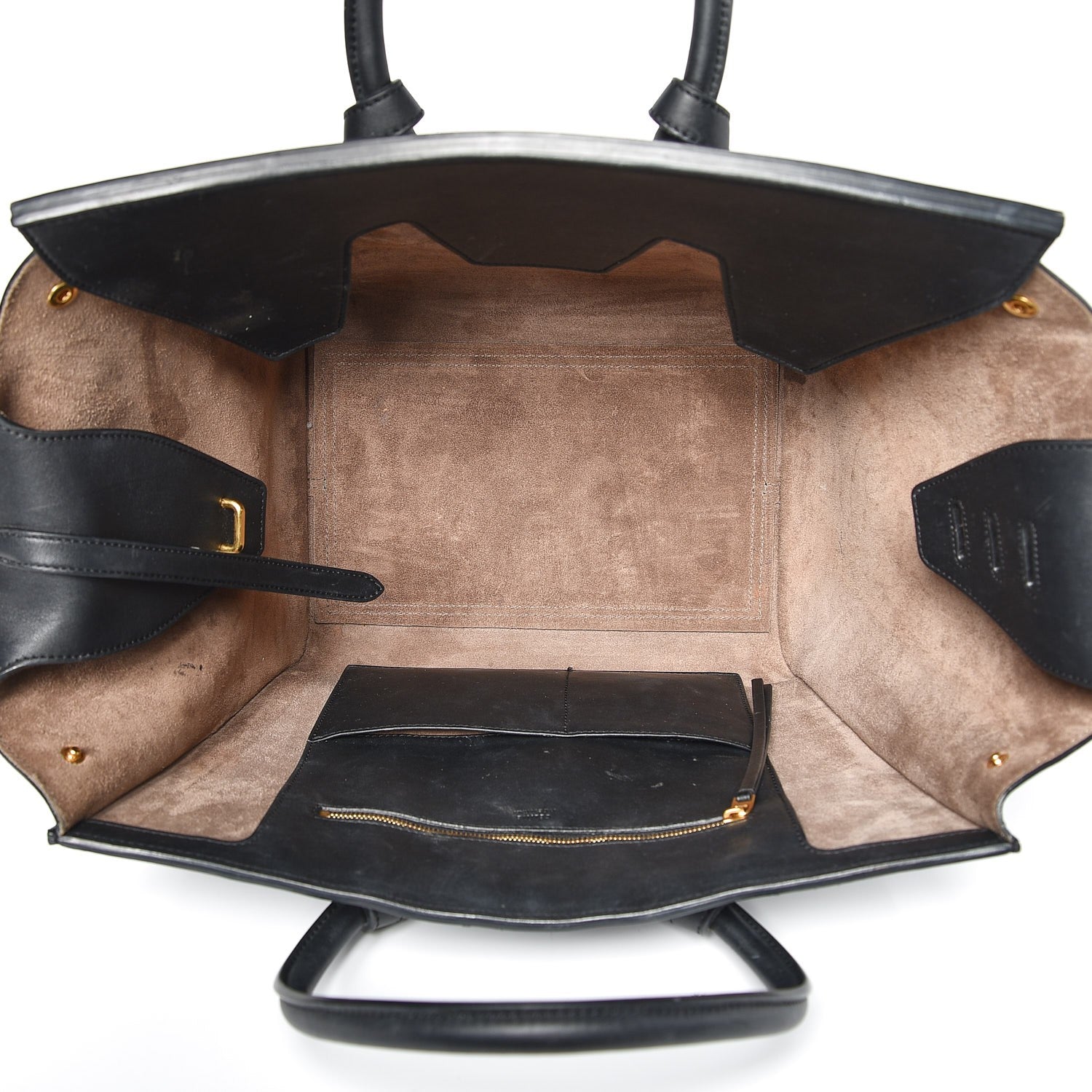 Celine Smooth Calfskin Small Tie Knot Tote Black 5 of 18