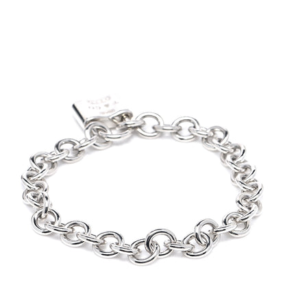 Tiffany Sterling Silver 1837 Lock Charm Bracelet 6 of 9