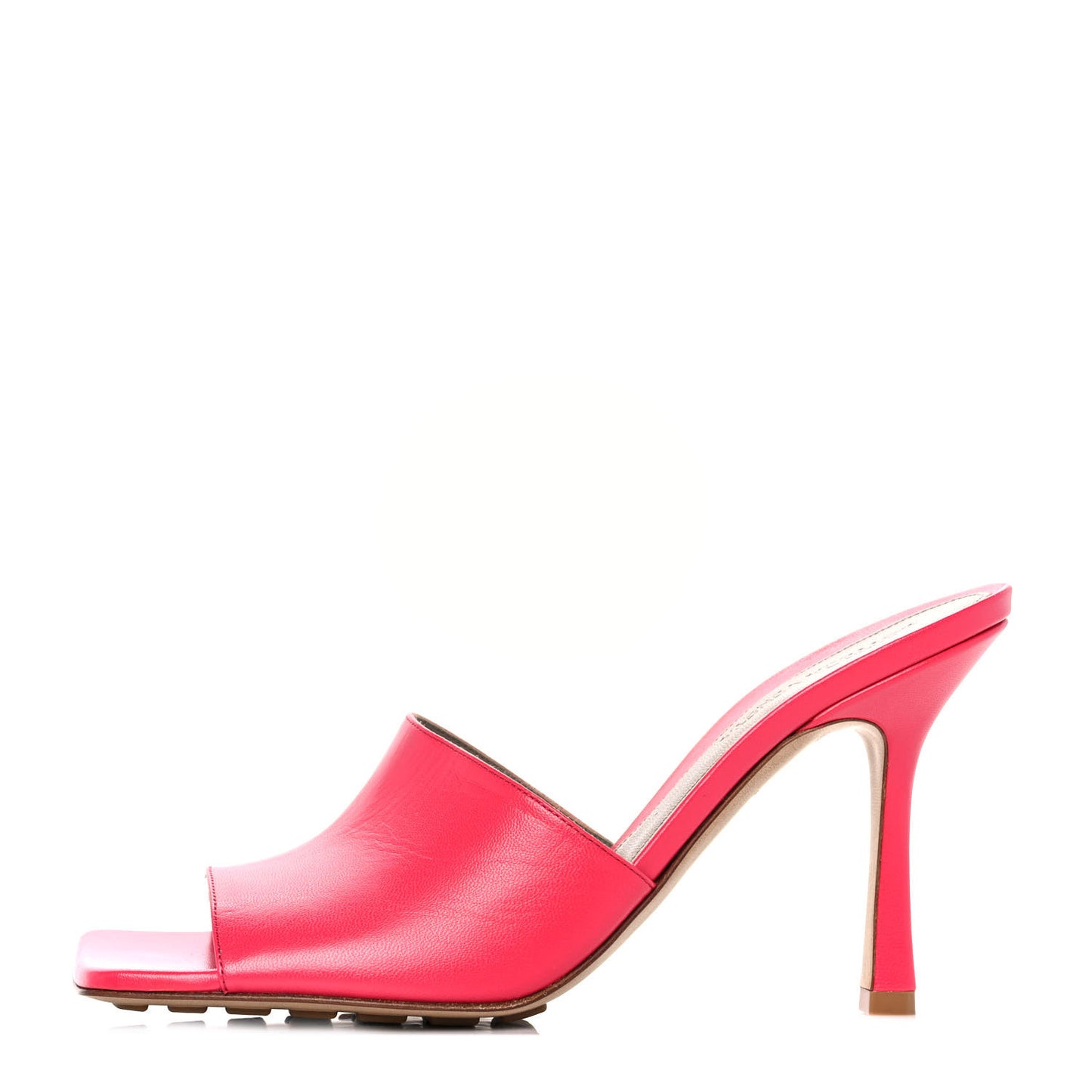 Lambskin Stretch Mule Sandals 39 Lollipop