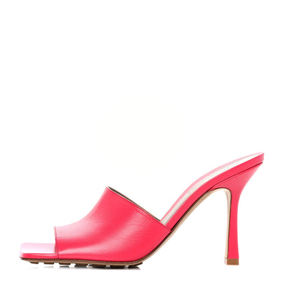 Bottega Veneta Lambskin Stretch Mule Sandals 39 Lollipop 1 of 8