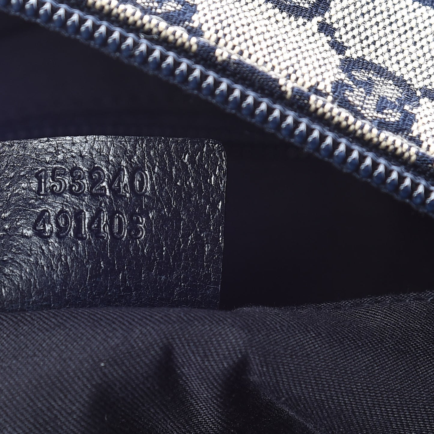 GG Monogram Web Large Collapsible Carry On Duffle Navy