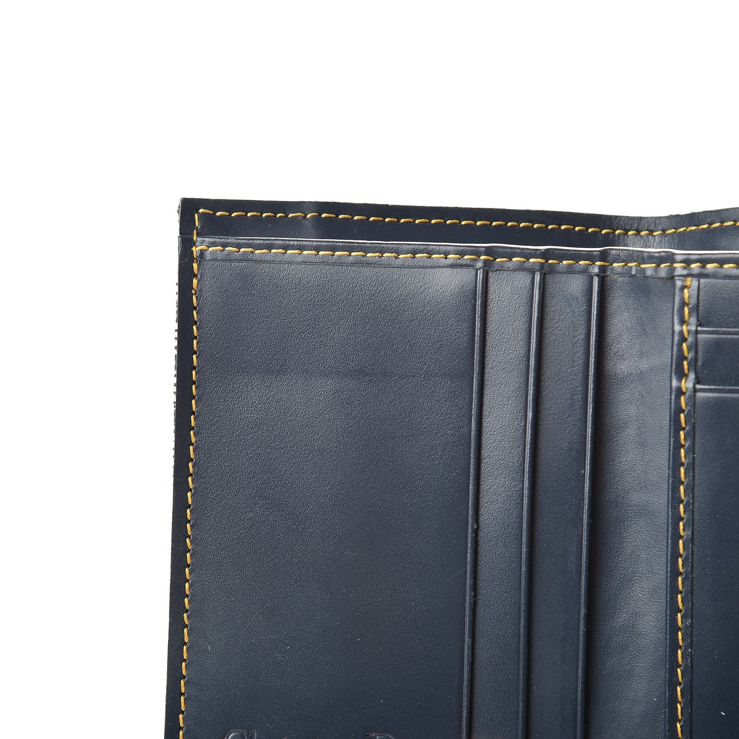 Christian Dior Monogram Compact Saddle Wallet Blue 8 of 10