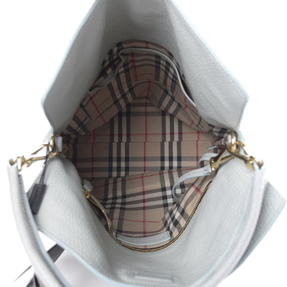 Burberry Grainy Calfskin Medium Cale Hobo Sky Blue 5 of 13