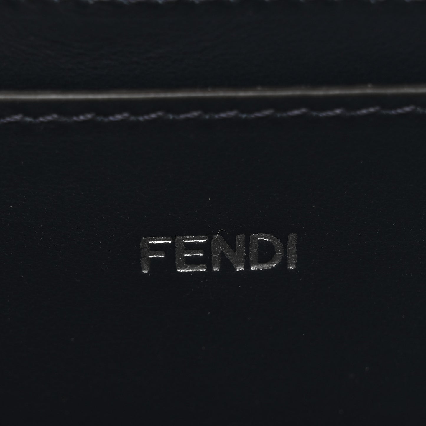 Chenille Vitello Seta FF Peekaboo I See U X Cross Satchel Blue Notte