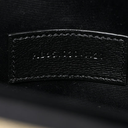 Saint Laurent Grain De Poudre Textured Mixed Matelasse Triquilt Monogram Clutch Vert Kaki 7 of 8