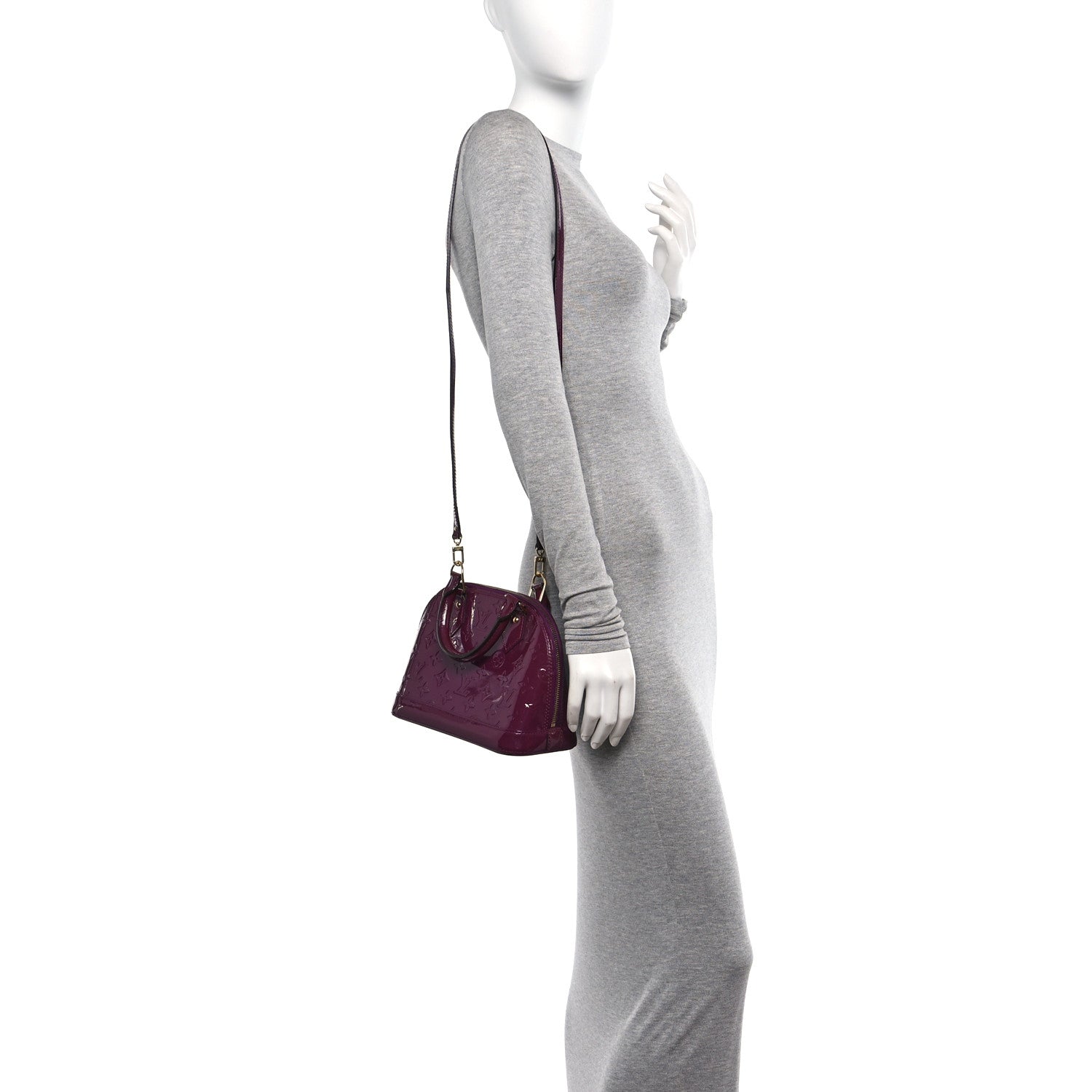 Louis Vuitton Vernis Alma BB Amethyste 2 of 10