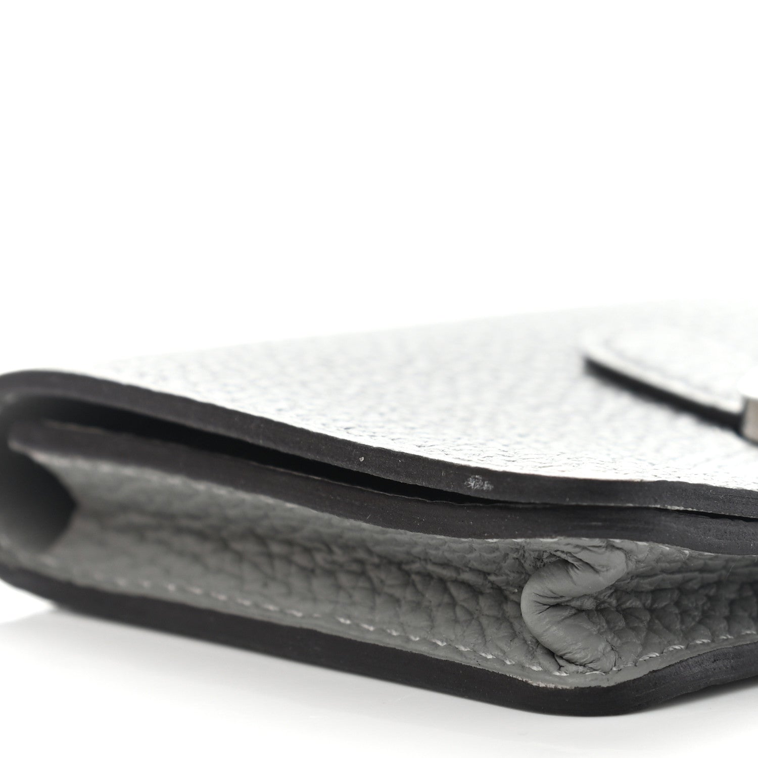 Hermes Togo Dogon Card Case Gris Mouette 8 of 9
