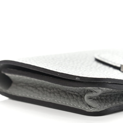 Hermes Togo Dogon Card Case Gris Mouette 8 of 9