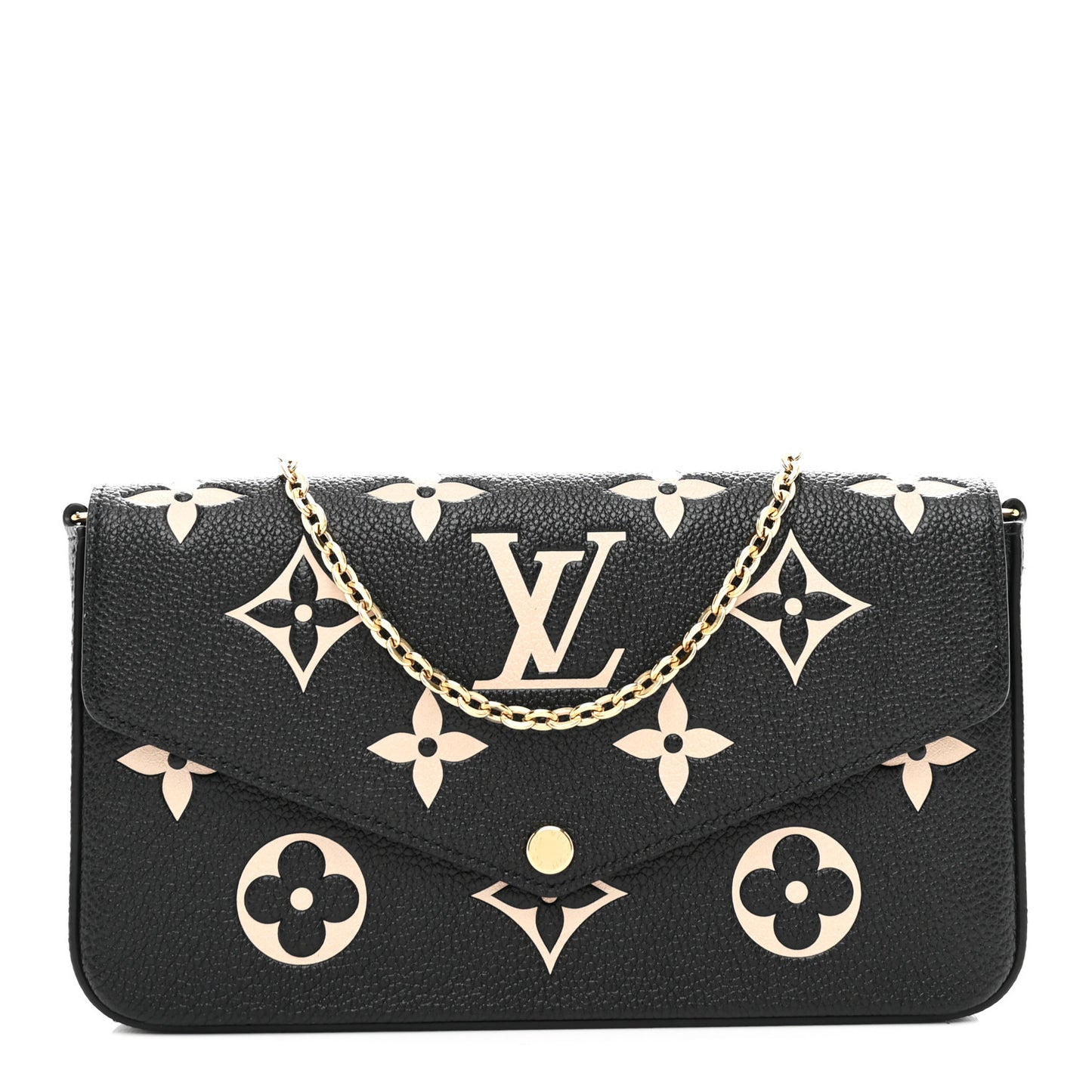 Empreinte Monogram Giant Felicie Pochette Black Beige