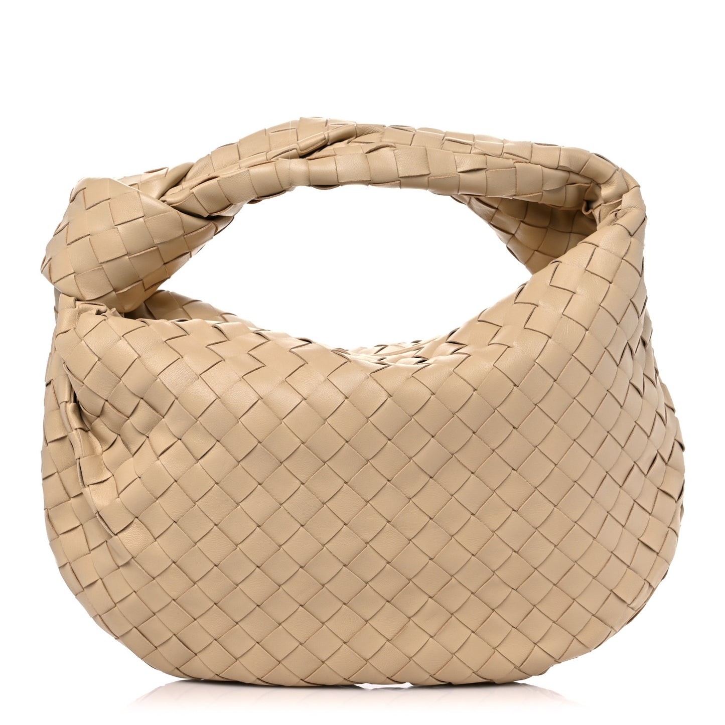 Nappa Intrecciato Teen Jodie Hobo Porridge
