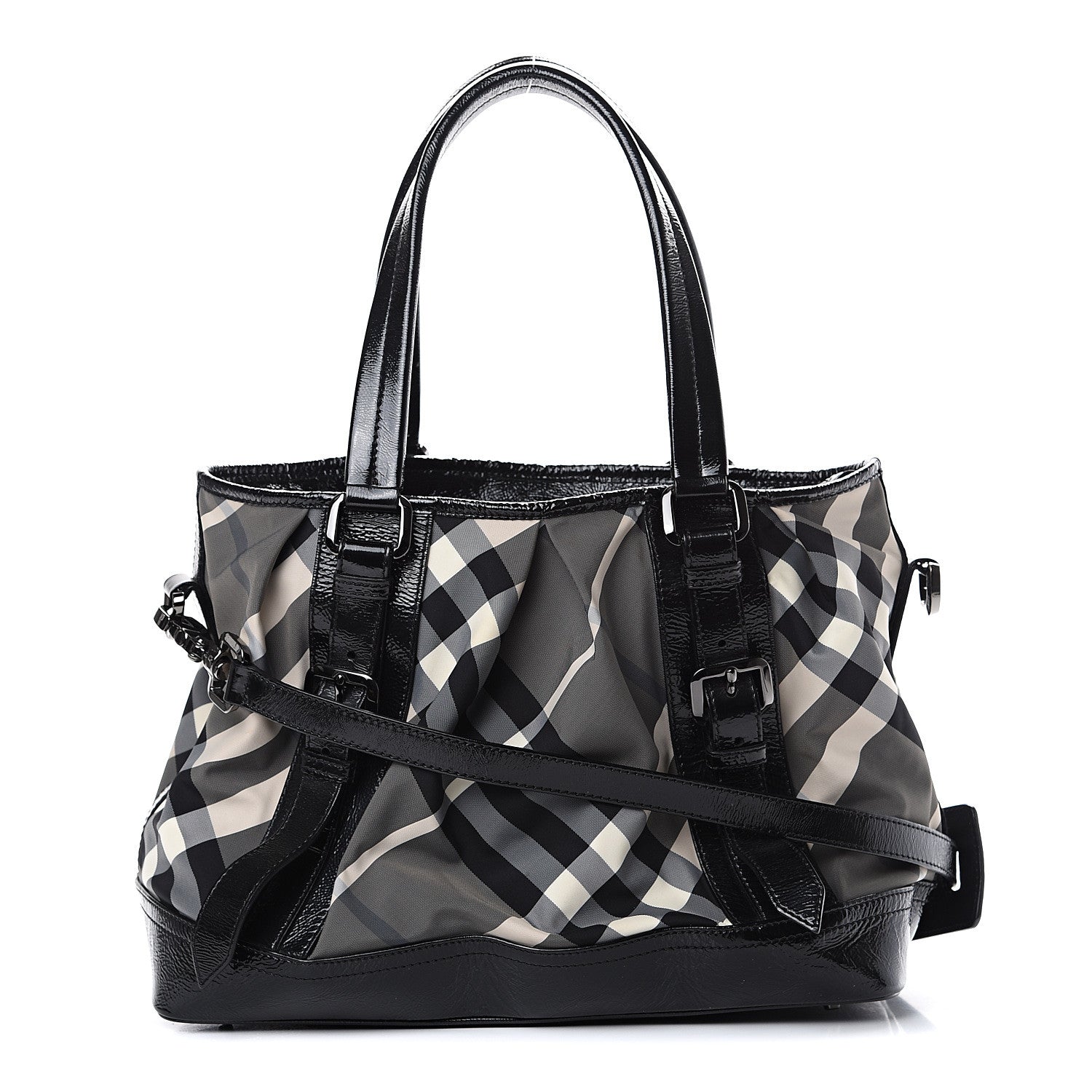 Burberry Nylon Beat Check Lowry Black 1 of 10