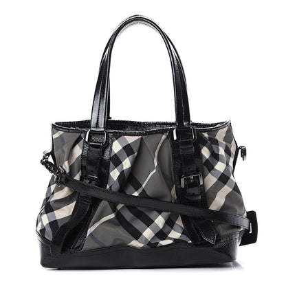 Burberry Nylon Beat Check Lowry Black 1 of 10