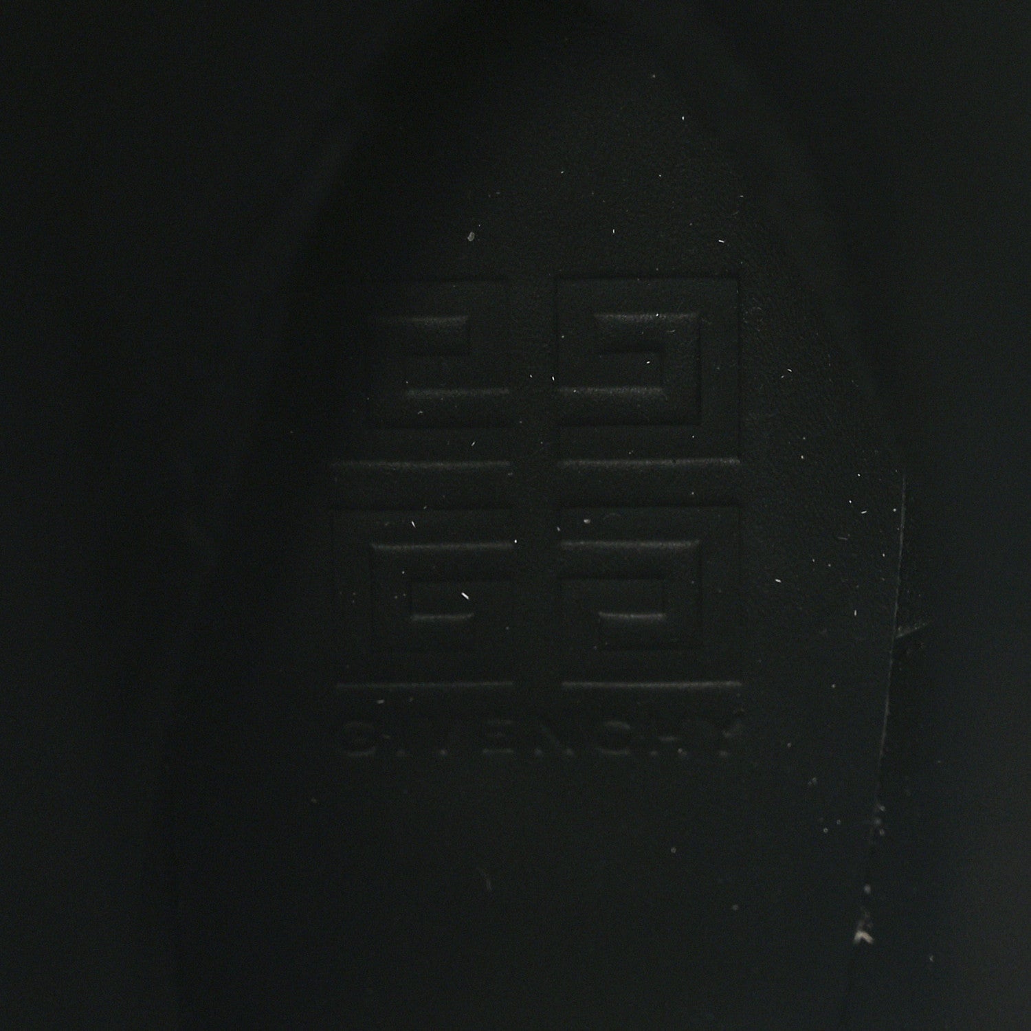 Givenchy Grained Calfskin Shark Lock Biker Knee Boots 37 Beige 6 of 9