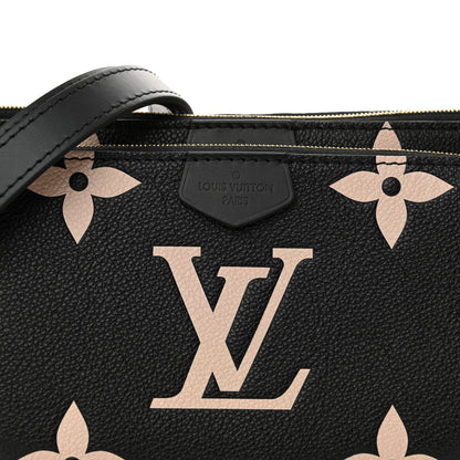 Louis Vuitton Empreinte Monogram Giant Multi Pochette Accessories Black Beige 7 of 9