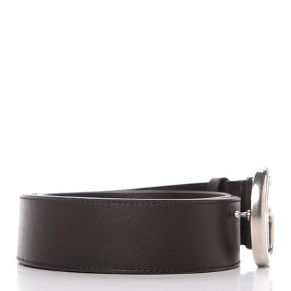 Gucci Moon Calfskin Nickel Double G 40mm Belt 100 40 Dark Cocoa 3 of 8