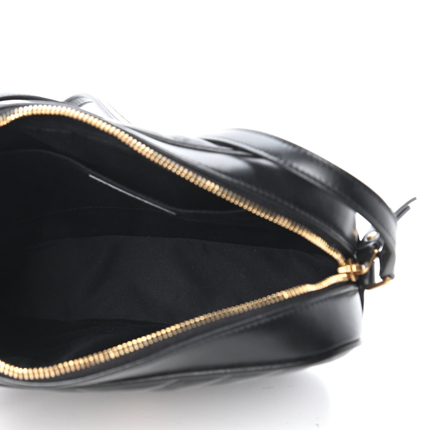 Calfskin Matelasse Monogram Lou Camera Bag Black