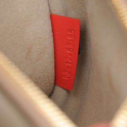 Chloe Calfskin Suede Medium Faye Shoulder Bag Orange 7 of 7
