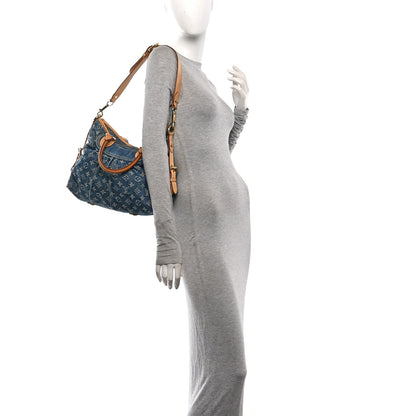 Louis Vuitton Denim Neo Cabby MM Blue 2 of 9