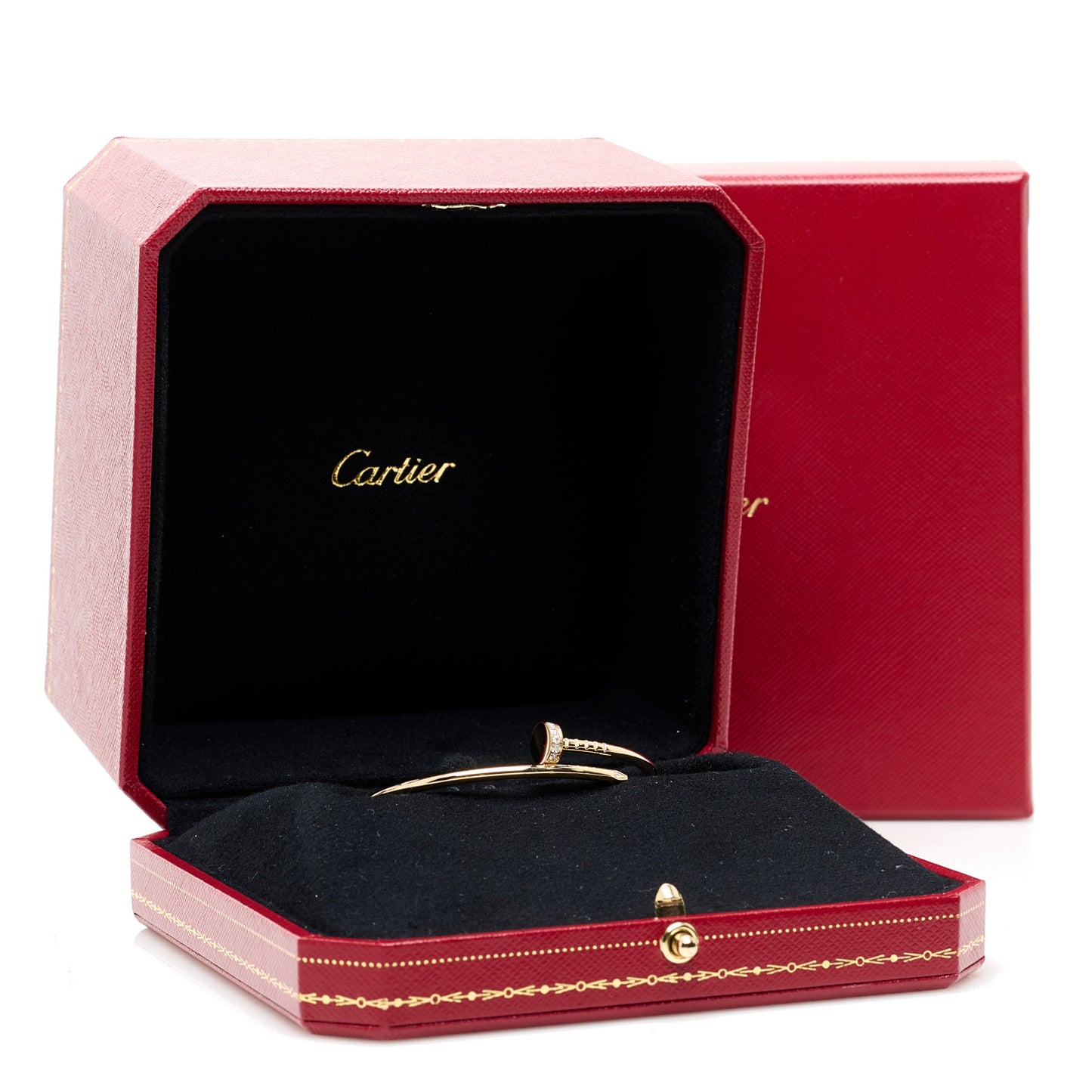 18K Yellow Gold Diamond Small Juste Un Clou Bracelet 15