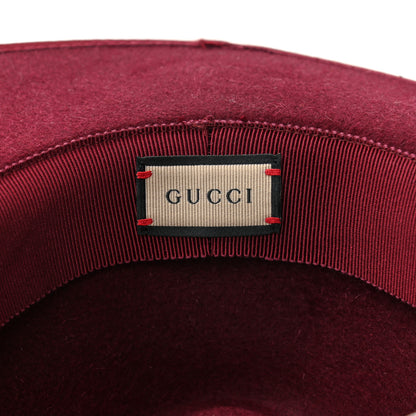 Gucci Felt Horsebit Hat S Bordeaux 9 of 9