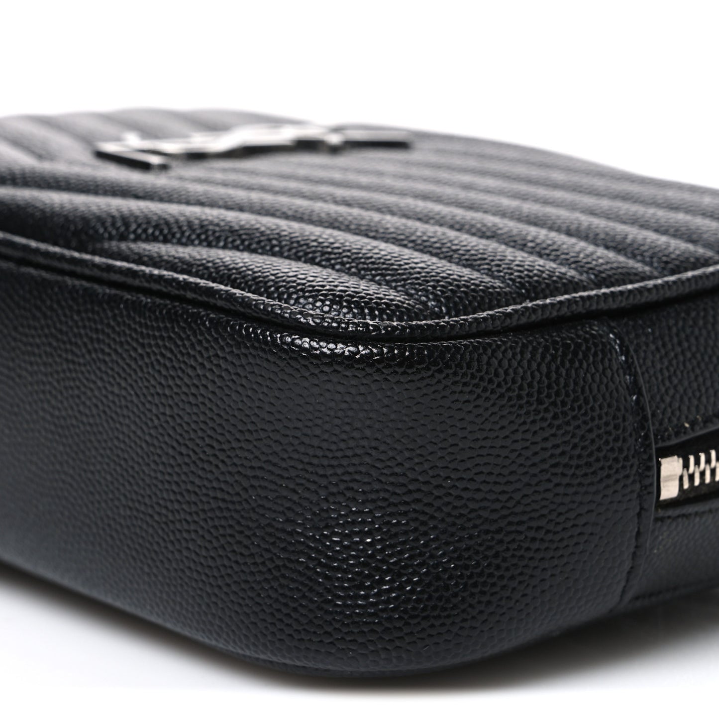Grain De Poudre Matelasse Monogram Mini Lou Camera Bag Black
