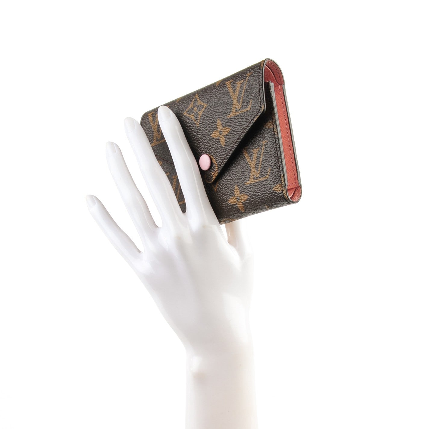 Louis Vuitton Monogram Victorine Wallet Rose Ballerine 2 of 7