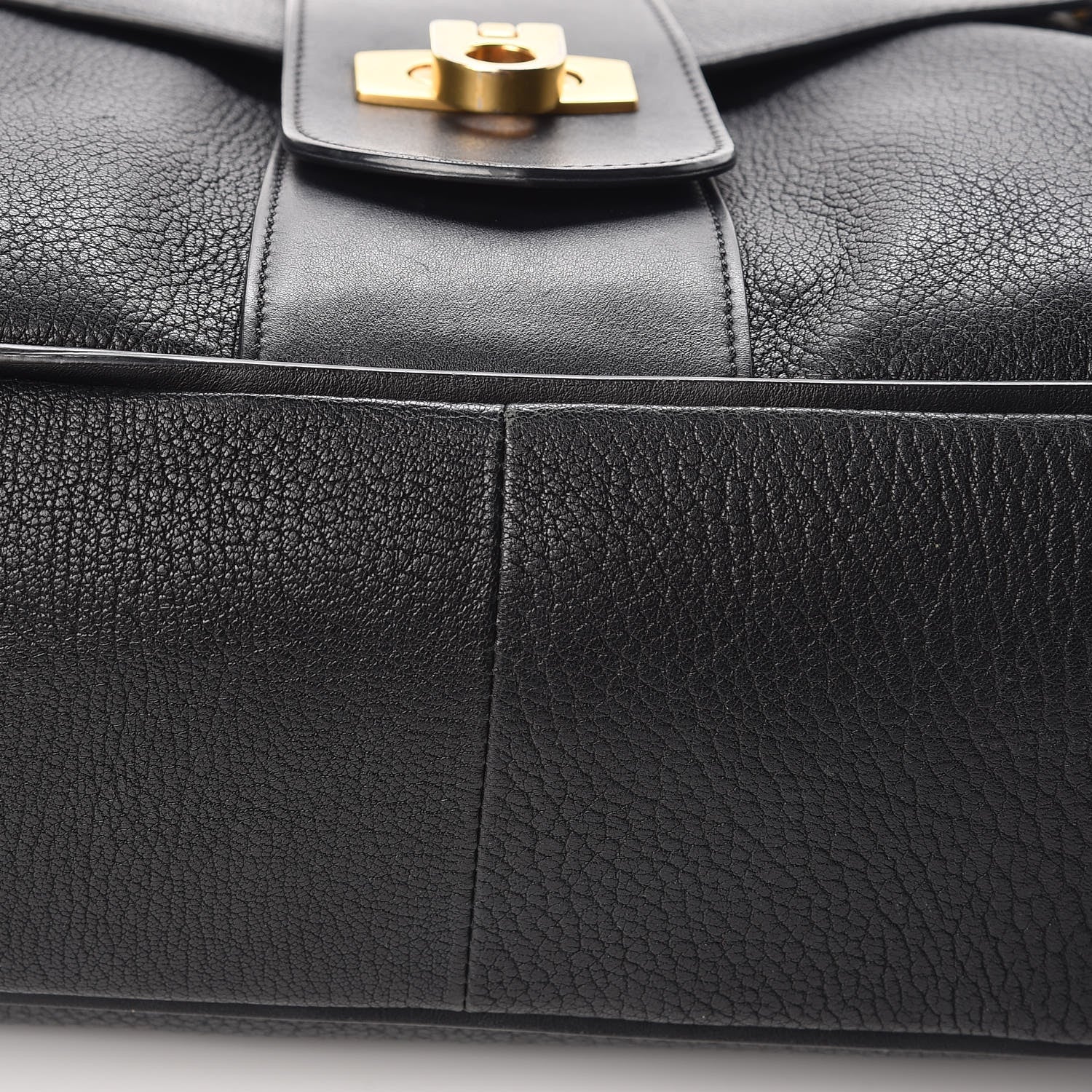 Chloe Grained Lambskin Calfskin Medium Lexa Shoulder Bag Black 16 of 22
