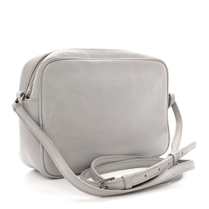 Saint Laurent Lambskin Monogram Lou Camera Bag Granite 3 of 13