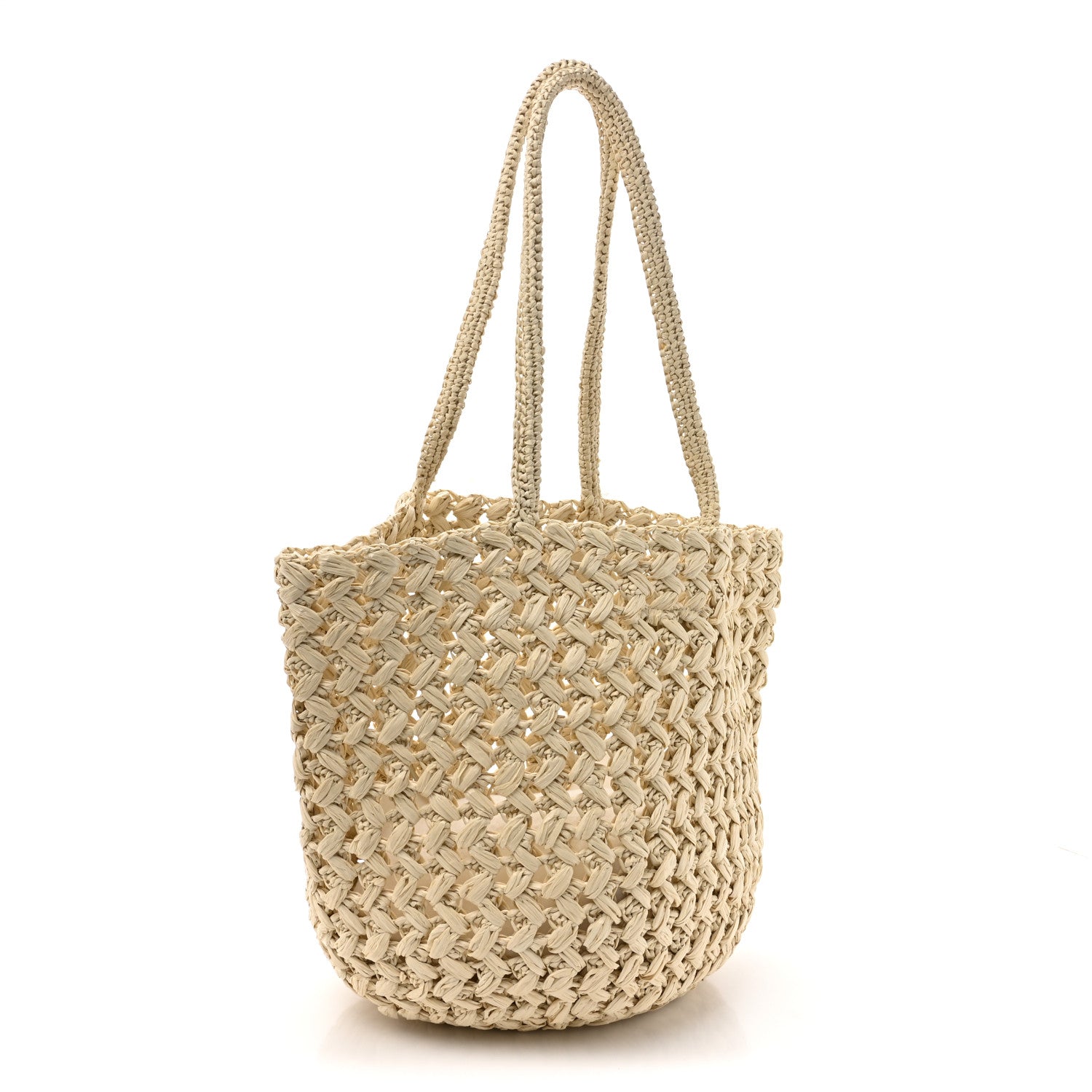 The Row Raffia Estelle Tote Bag Wheat 1630611 – FASHIONPHILE