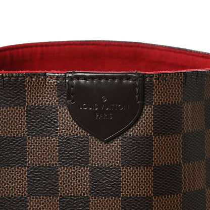 Louis Vuitton Damier Ebene Caissa Hobo Cherry 11 of 17