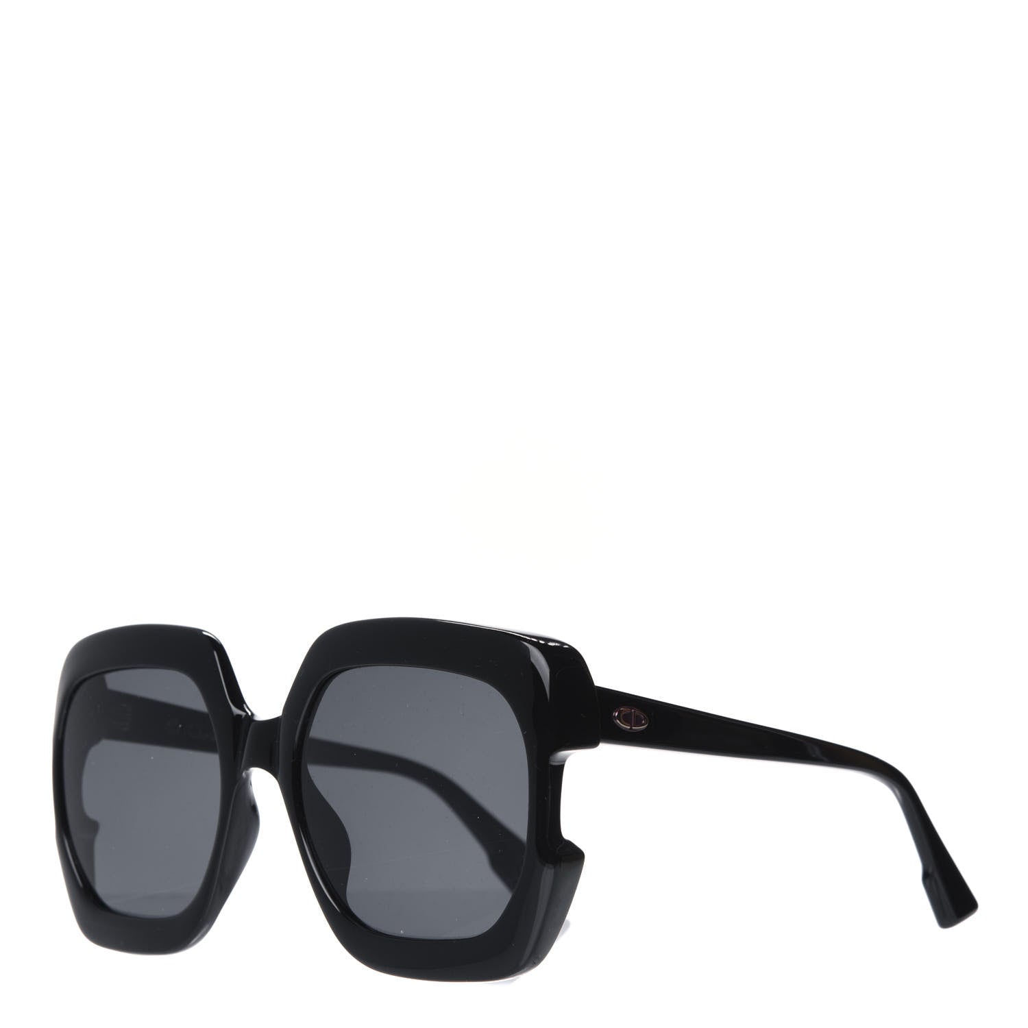Christian Dior Square DiorGaia Sunglasses Black 1 of 4