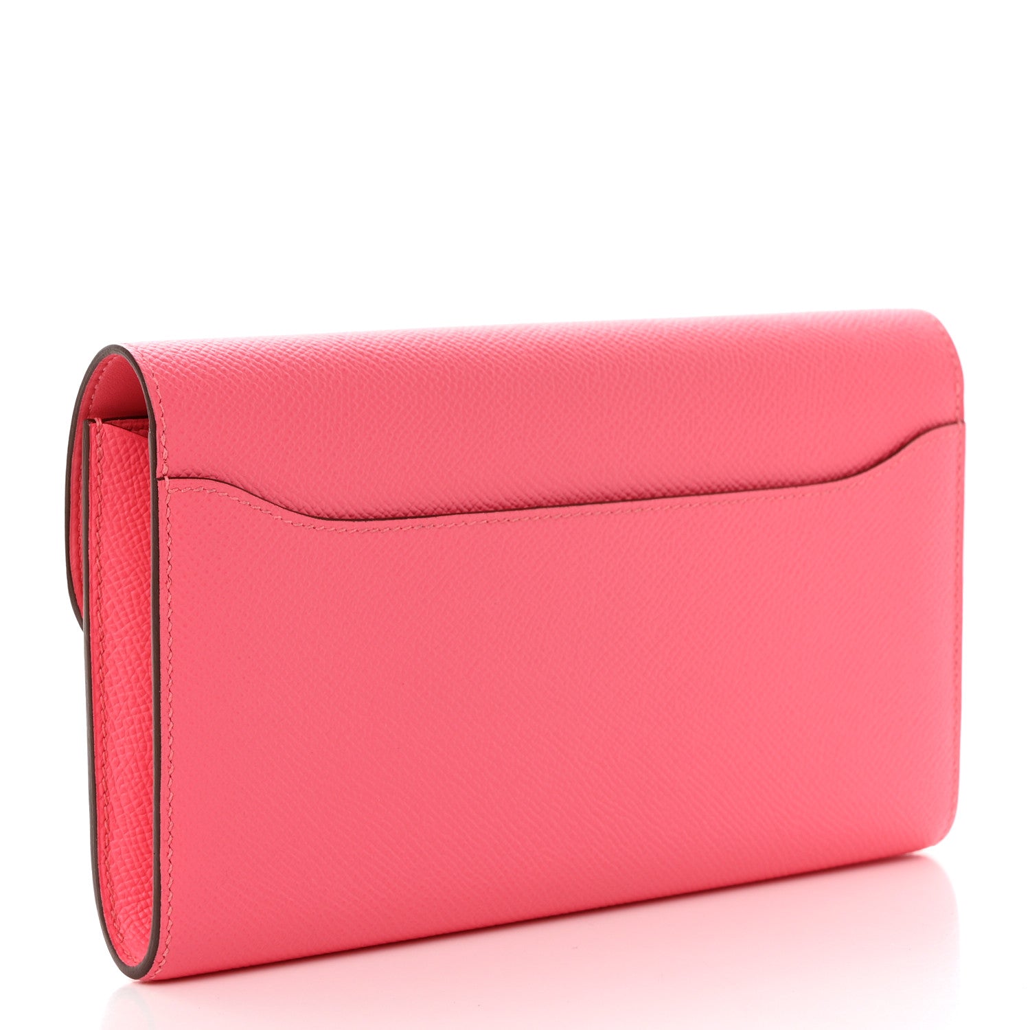 Hermes Epsom Constance Long Wallet Rose Azalee 3 of 8
