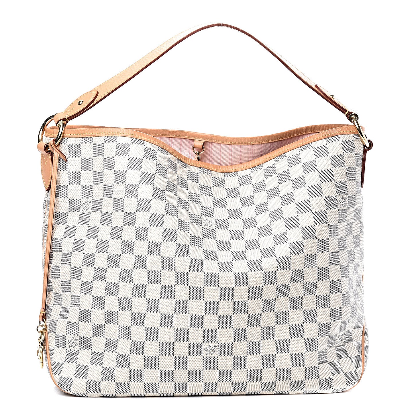 Damier Azur Delightful MM Rose Ballerine
