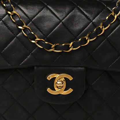 Chanel Lambskin Quilted Small Double Flap Black 8 of 10