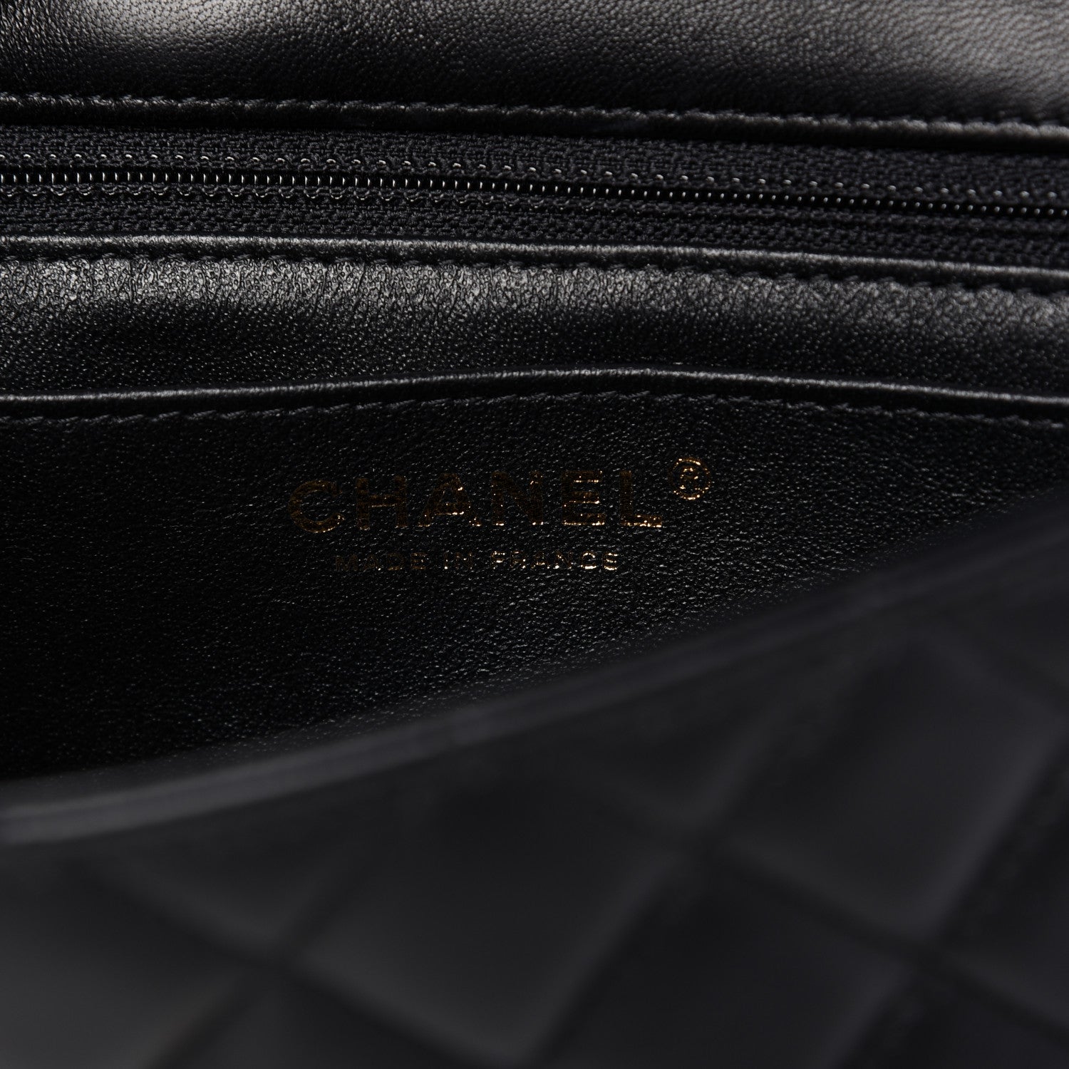 Chanel Lambskin Quilted Mini Rectangular Flap Black 8 of 9
