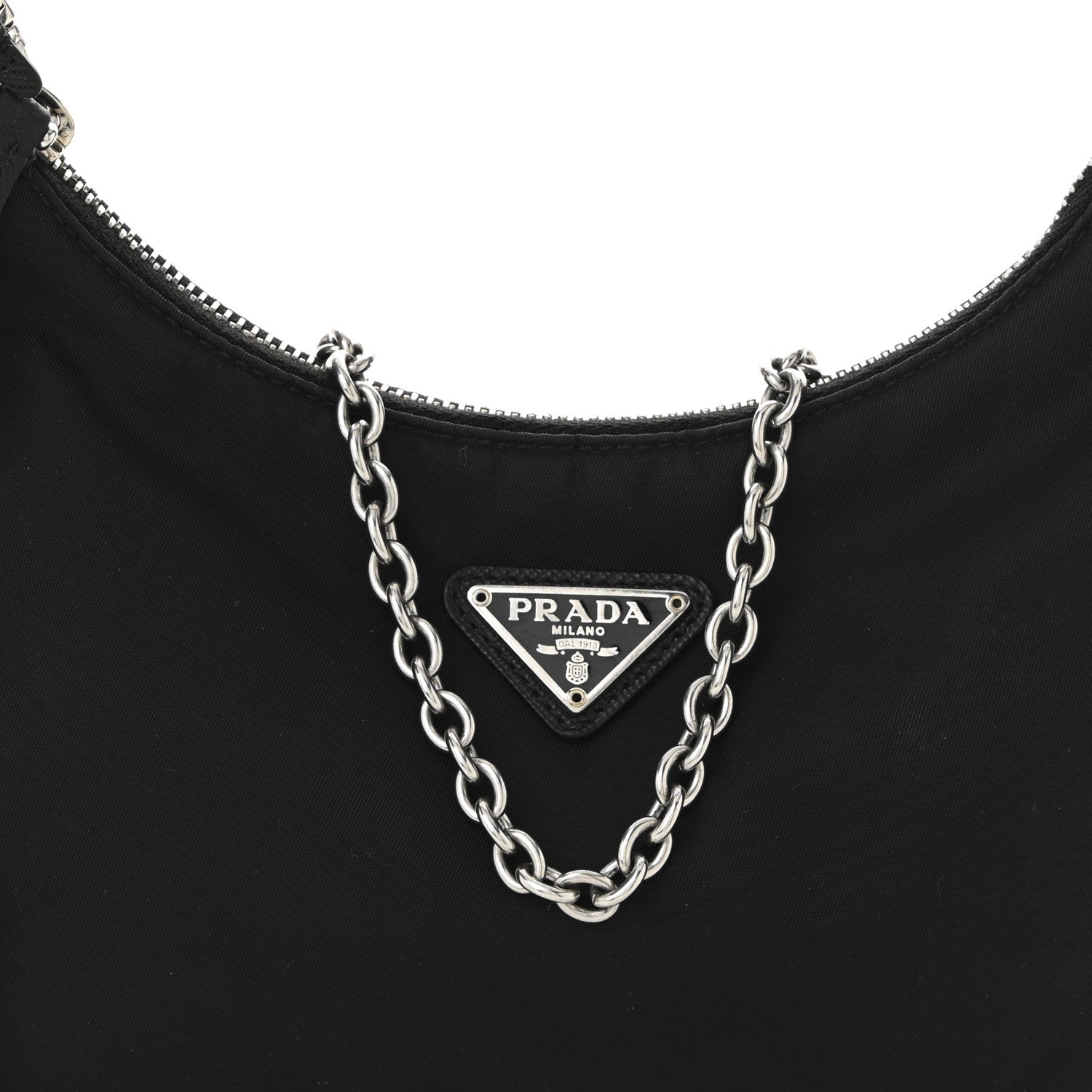 Prada Nylon Re-Edition 2005 Shoulder Bag Black 9 of 13