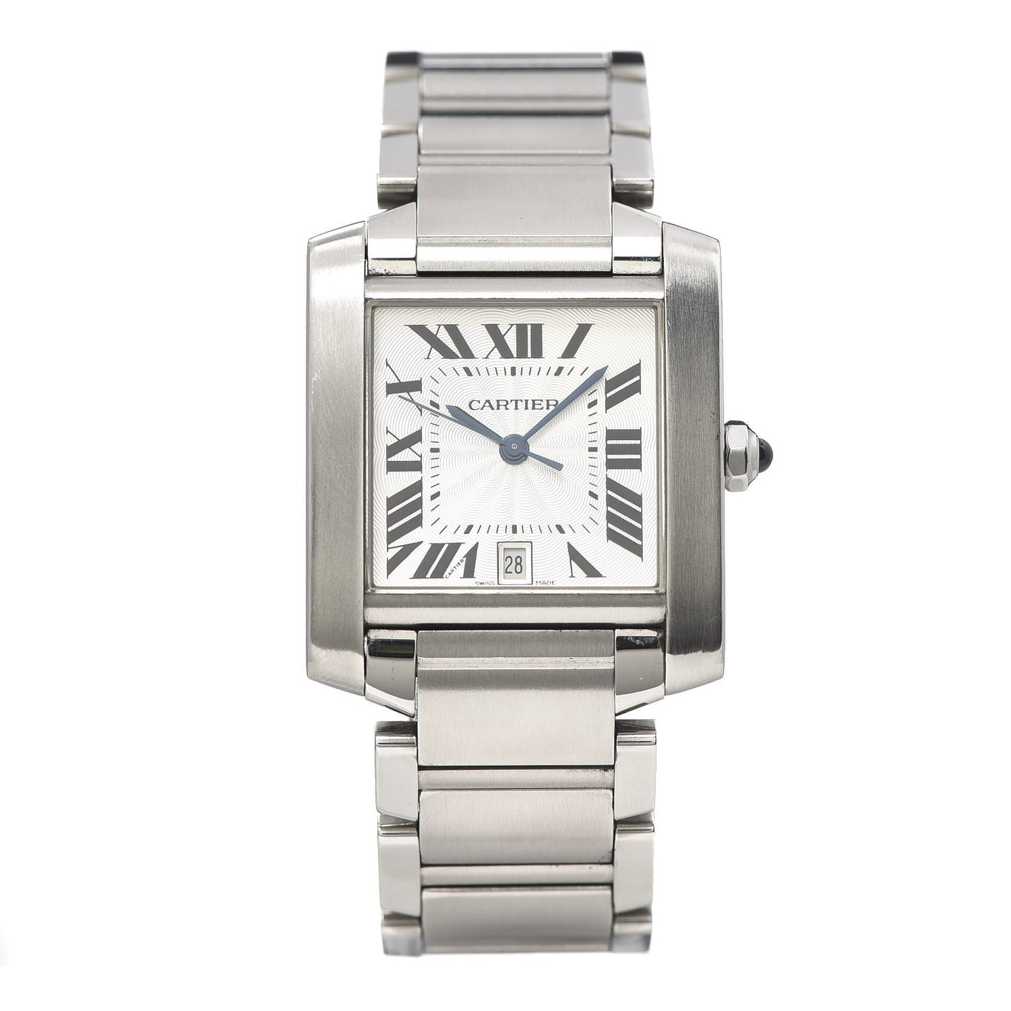 Stainless Steel 28mm Tank Francaise Automatic Watch