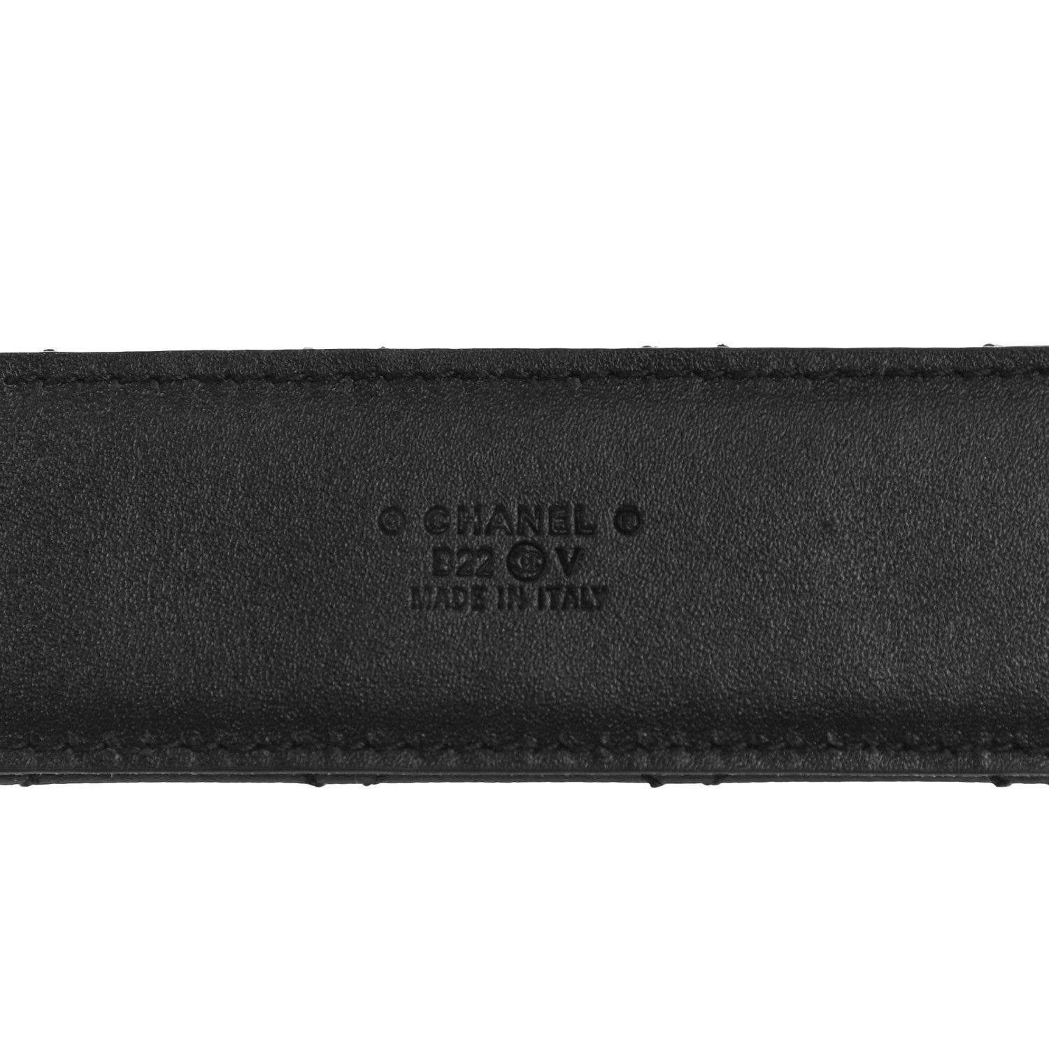 Chanel Caviar Quilted CC Chain Belt 95 38 Black 8 of 9