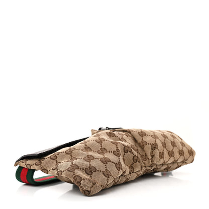 Gucci Monogram Web Belt Bag Dark Brown 4 of 13