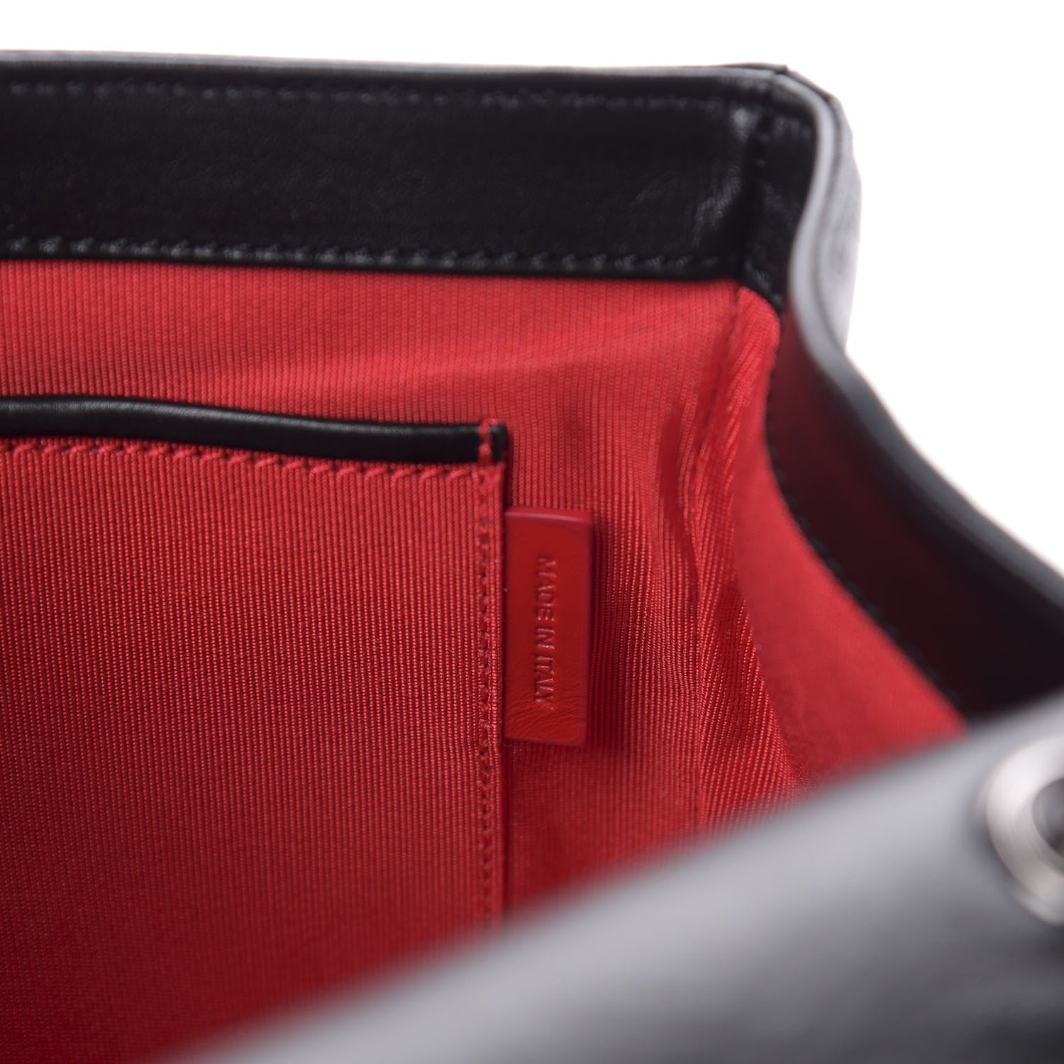 Christian Louboutin Calfskin Small Sweet Charity Shoulder Bag Black 9 of 10