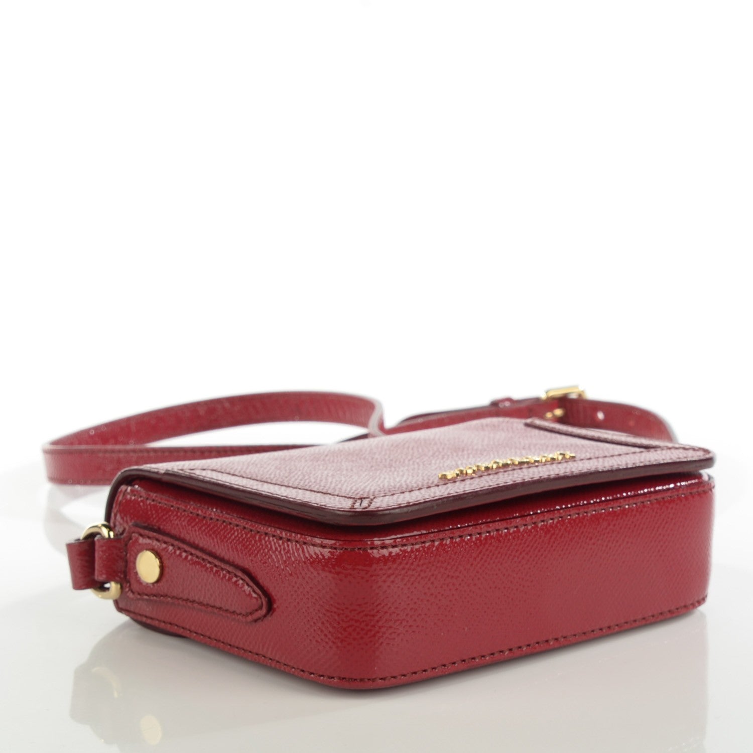 Burberry Patent London Crossbody Bag Alizarin Crimson 4 of 8